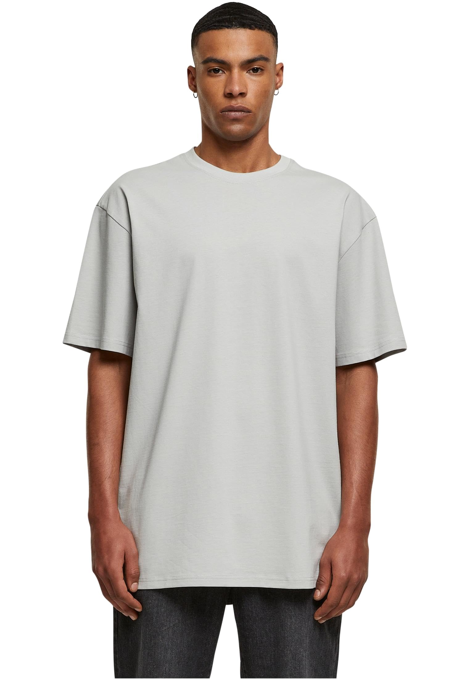 Urban Classics Men's Triangle Tee T-Shirt, Lightasphalt,