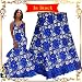 pqdaysun 5 Yards African Net Lace Fabrics Nigerian French Fabric Embroidery and Rhinestones Guipure Cord Lace (yellow)