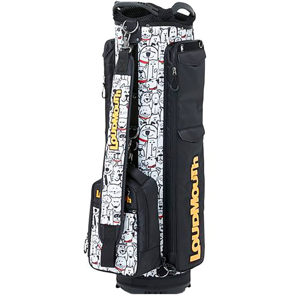LOUDMOUTH レッドキャディバッグ カラー選択可】Loudmouth ラウドマウス 8.25型 キャディバッグ