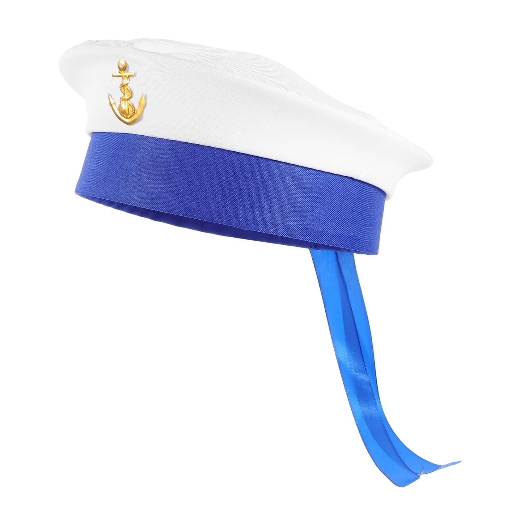 PRETYZOOM 5 Pz berretto della marina festa a tema vacanze cappelli berretto da marinaio cappello cosplay da marinaio per la adulto nastro cappello decorativo oggetti di scena uomo