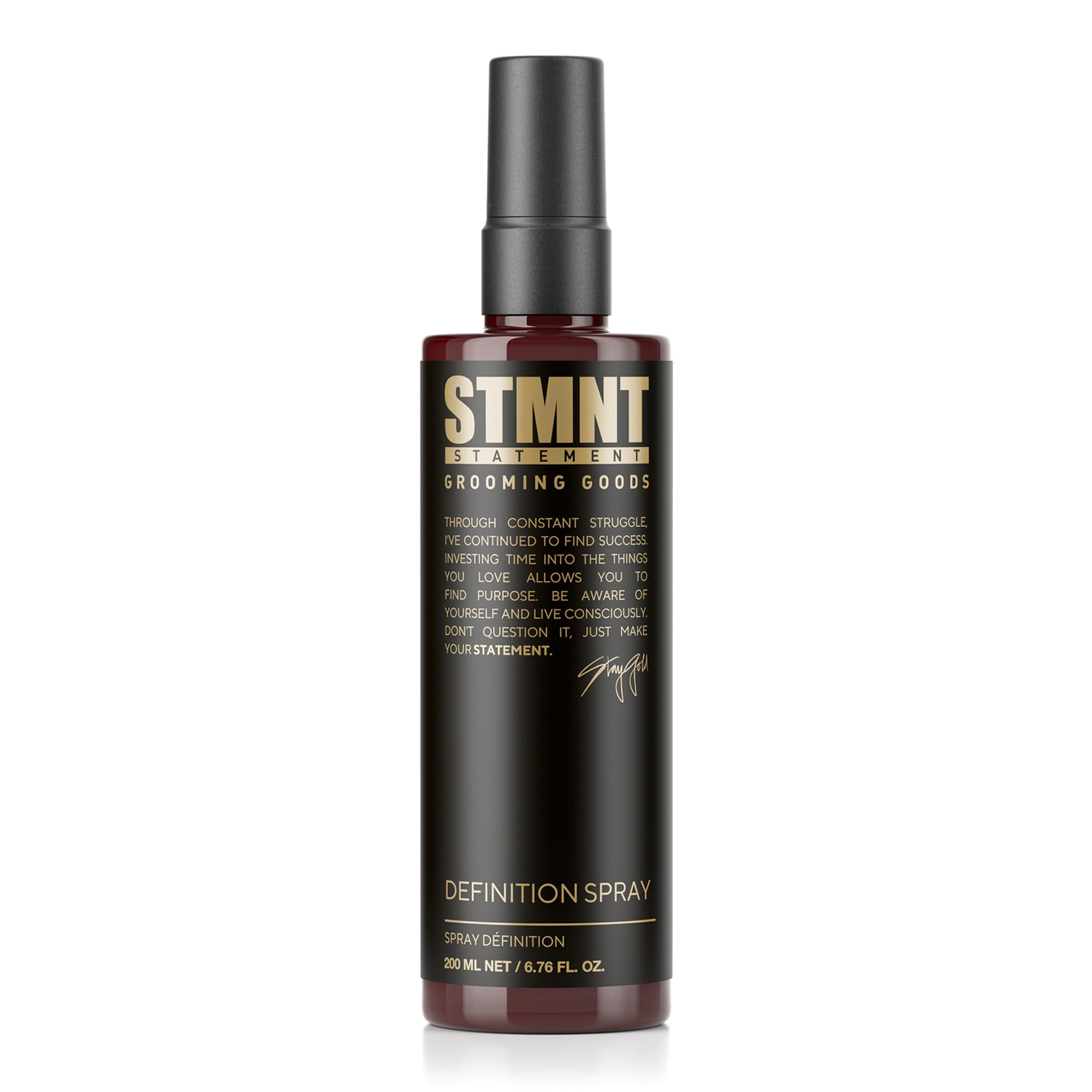 STMNT STATEMENT GROOMING GOODS Definition Spray - Spray Testurizzante - per Definizione - Volume Finitura Semi-matte Fissaggio - Zucchero Sale Glicerina - Formula Vegana 200 ml