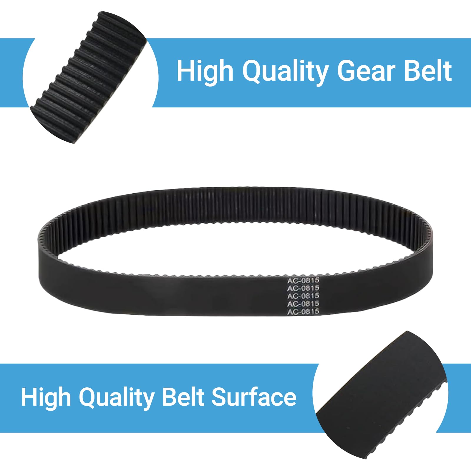 Air Compressor Timing Belt (2-Pack) - Craftsman, DEWALT -4