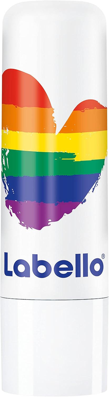 Labello Pride Kiss Edition (4,8 g), lippenverzorgingsstift voor 24 uur verzorging en intensieve hydratatie, voor alle lippen en alle kussen