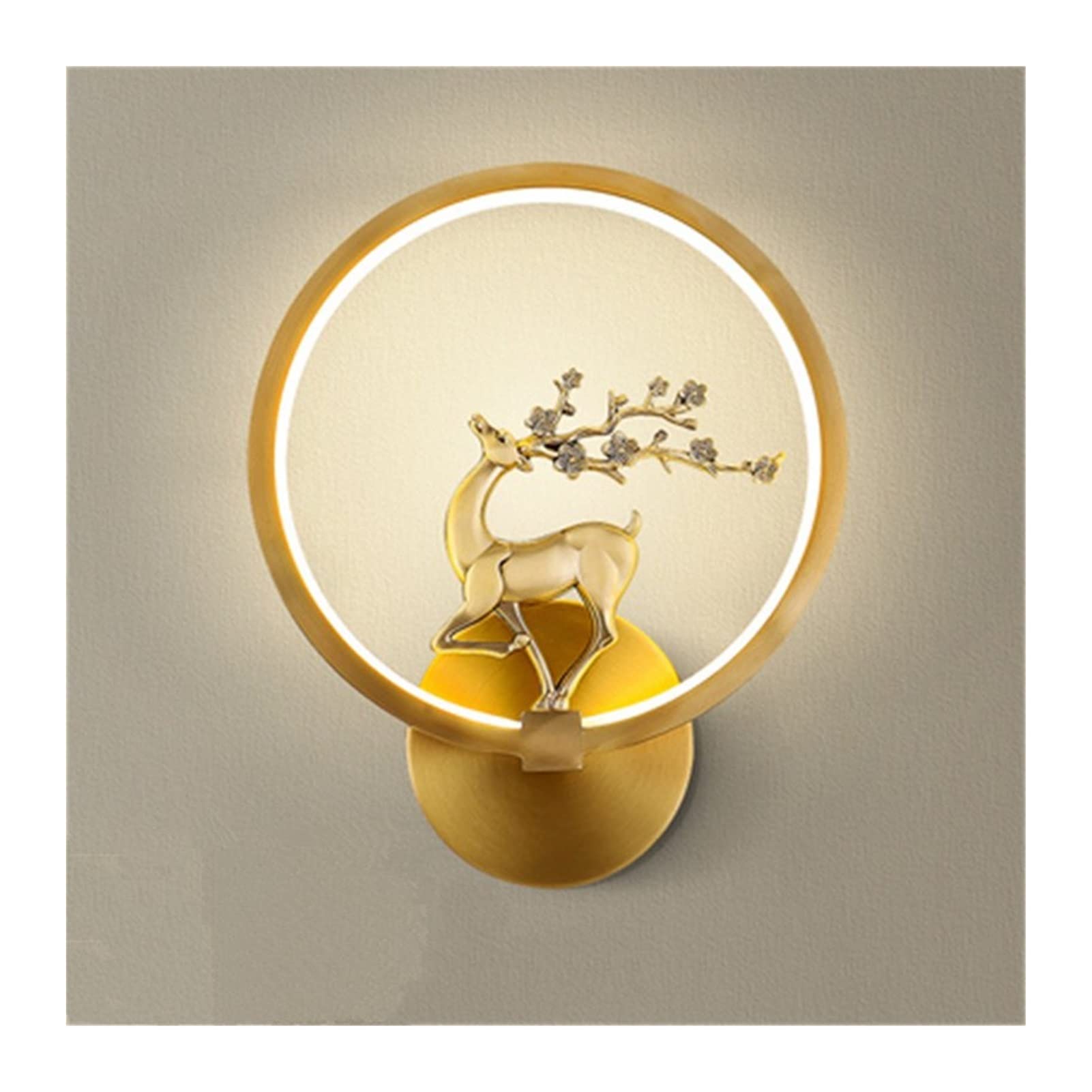 ZTCHSENZT Wall Sconces, Modern Wall Sconce, Modern LED Copper Wall Lamp - Living Room Background Wall Lamp Stair Corridor Bedroom Bedside Wall Lamp Indoor Lighting,A-Cool White(5500-7000K)