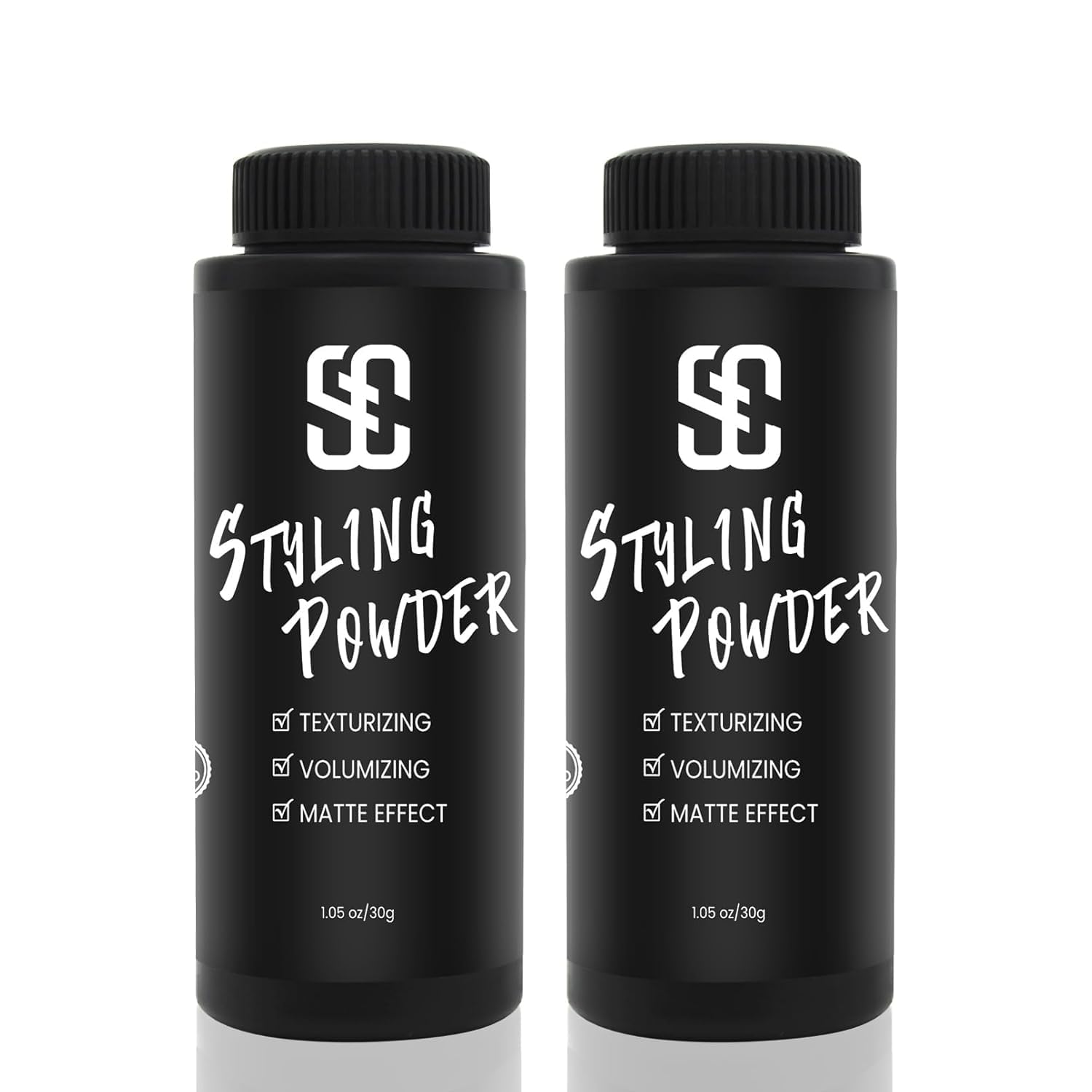 SOVONCARE Natural Hair Styling Powder for Men & Women, Hair Texture and Volumizer Med Hold, Long Lasting, Easy to Apply with No Sticky or Residue, 2 Pack, 1.05oz each