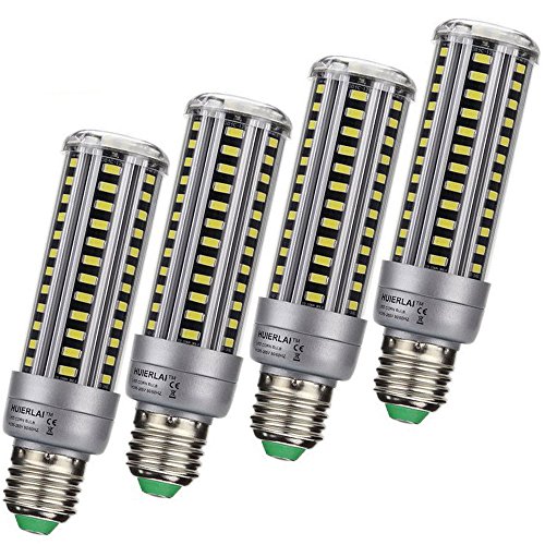 COOLDAY 15W Corn Led Light Bulbs 6000k Replacement for 150 Watt Bulb, Screw Socket E26 1360Lm Lamp Bulb LED Energy Saving Home Light Corn Bulb AC85~265V (Pack of 4)