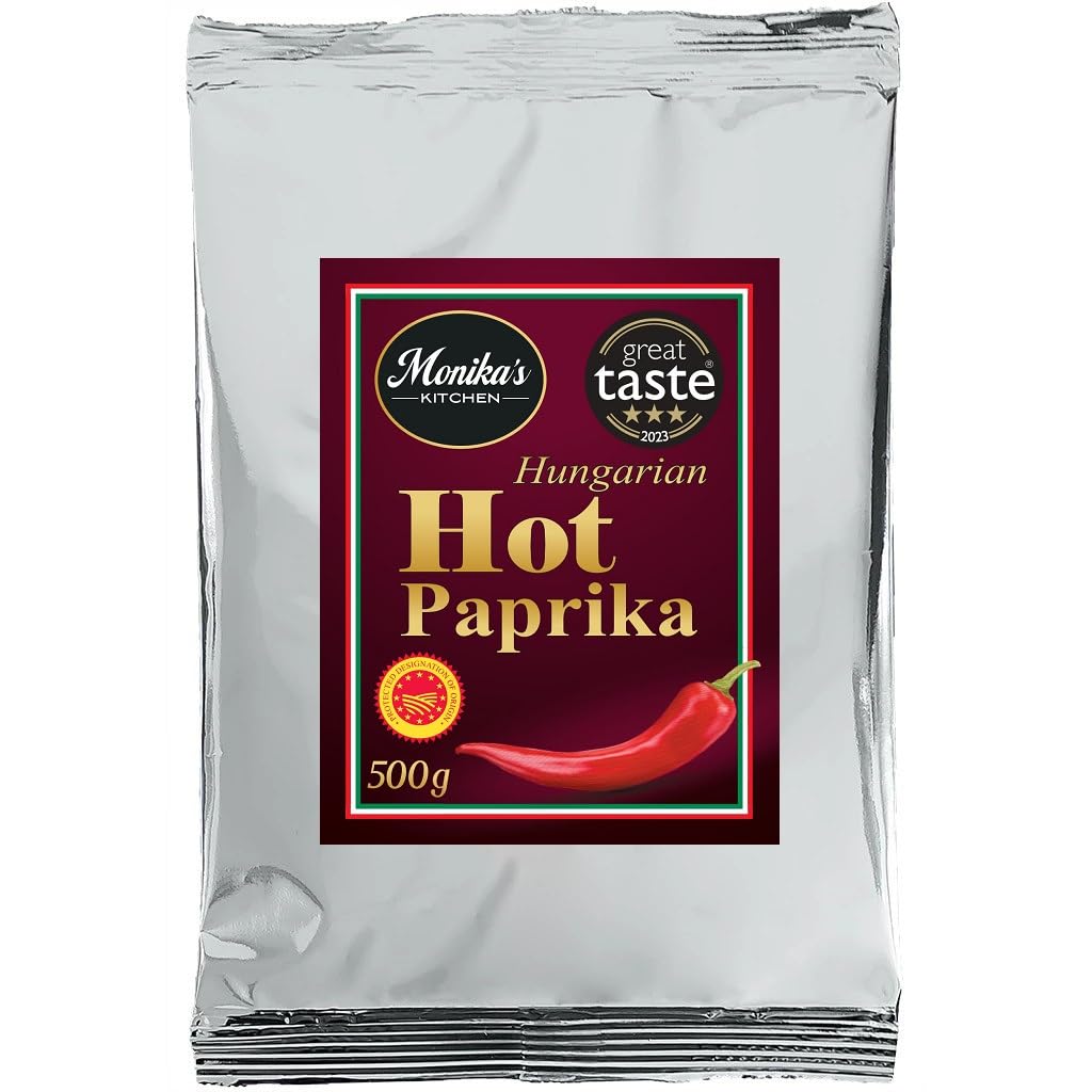 Hungarian Hot Szeged Paprika 500g - Premium Quality - Great Taste Award Winner