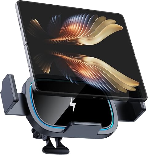 Miniatura 9 de Cargador de coche inalámbrico para Samsung Galaxy Z Fold 6543, soporte de coche de carga rápida de 15 W, accesorios de automóvil, soporte de