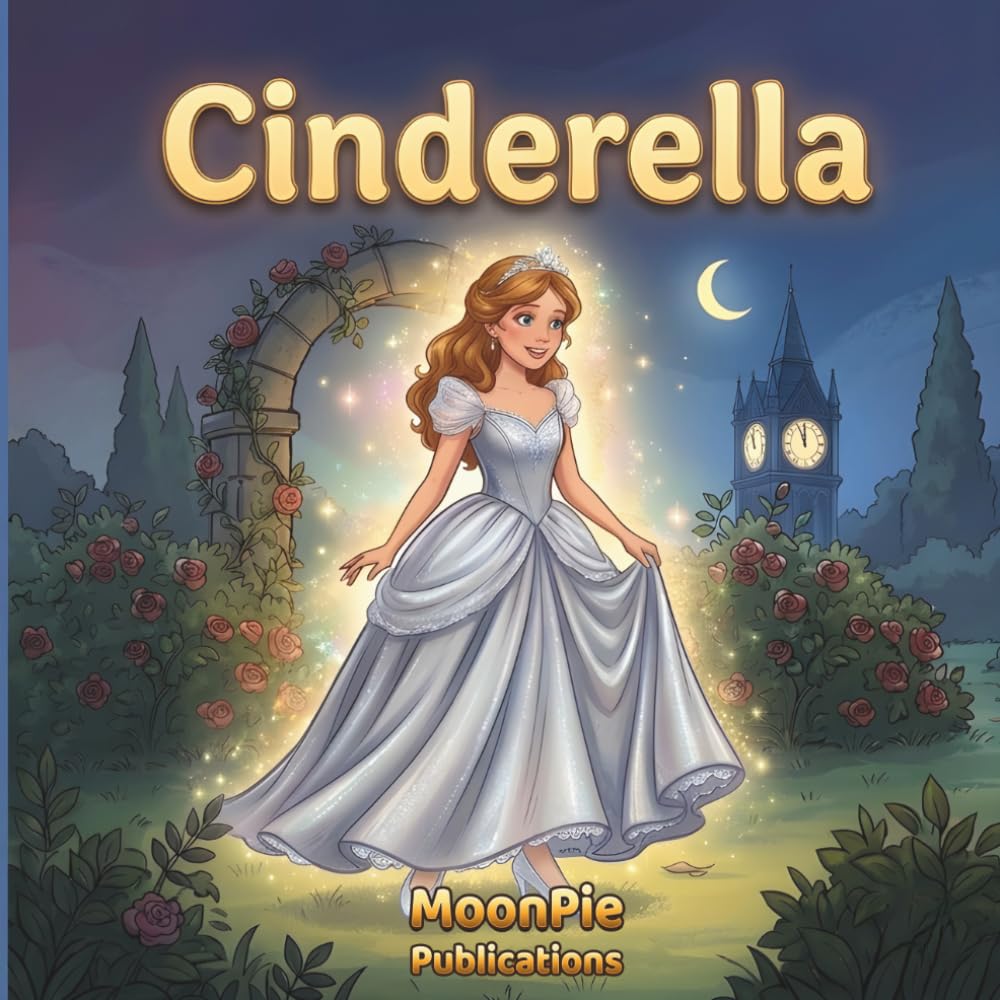 Cinderella: A Cinematic Illustrated Classic for Ages 3-6 | Bedtime Read-Aloud Fairy Tale of Kindness, Courage, and Dreams