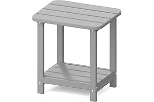 Elegant Sundale 18" Outdoor Side Table: Perfect for Patio Spaces