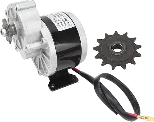 Reducción de engranajes del motor eléctrico, 24 voltios y 350 vatios de reducción de engranajes, motor eléctrico con piñón de 13 dientes para