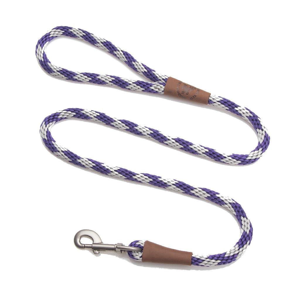 Mendota Pet Snap Guinzaglio - Made in the USA - Ametista, 1,2 cm x 1,2 m