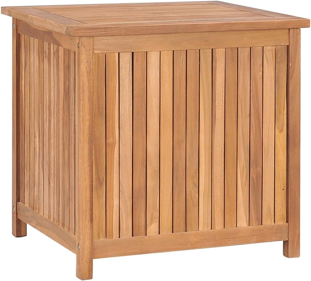 Baule Giardino In Legno Acacia Tidyard - 60x50x106 Cm Impermeabile