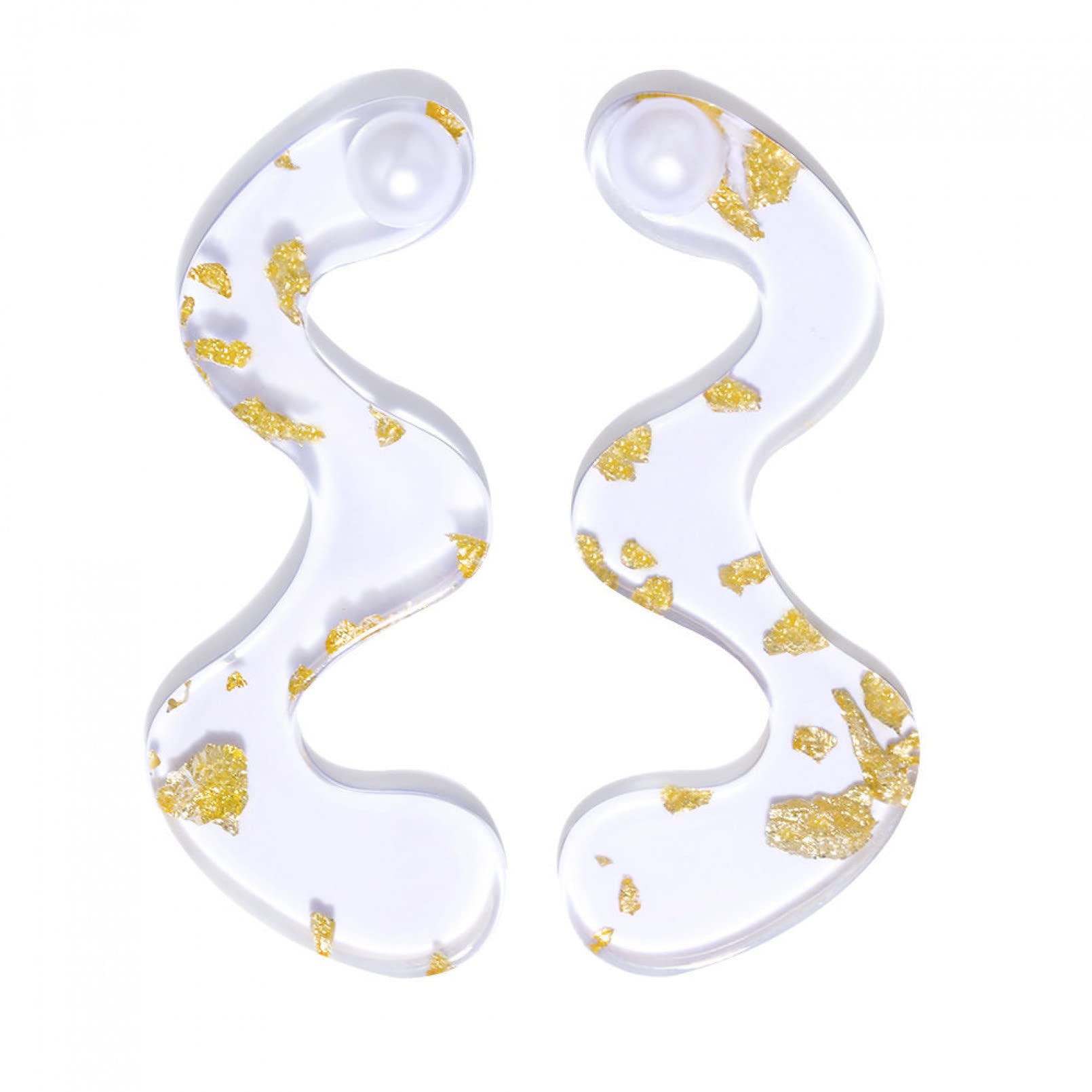 Boucles d'oreilles en argent bijoux pour femmes perles blanches classiques