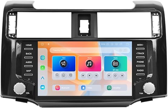 Dasaita G13 Head Unit for Toyota 4Runner 2010-2023 | 8GB+256GB, Wireless CarPlay, Android Auto, 4G LTE, 5G WiFi, Plug and Play kit, GPS Navigation, 9 Inch QLED, Android 13
