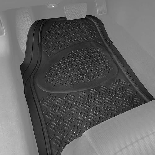 Miniatura 2 de BDK FlexTough - Alfombrillas de goma resistentes para coche, SUV, camión y furgoneta, protección contra todo tipo de clima, sin olor