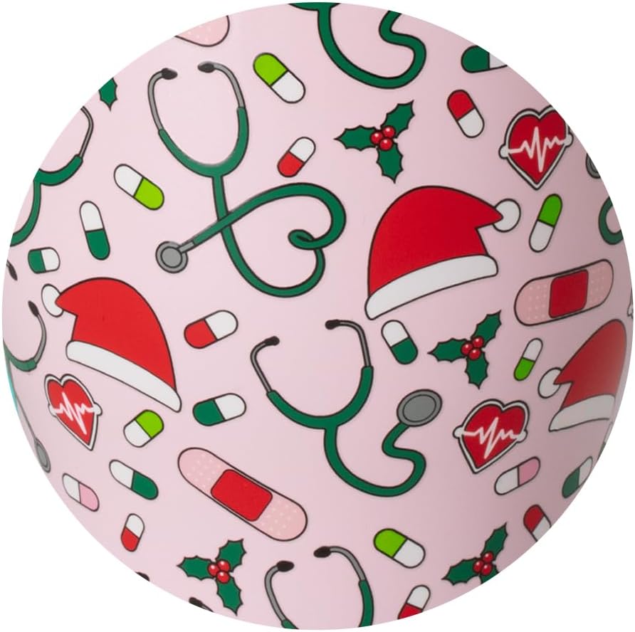 Swig Life 40oz Mega Mug, 40oz Tumbler with Handle and Straw, Extra Large Insulated Tumblers, Cup Holder Friendly Travel Mug (Santa's Scrubs) - Image 2