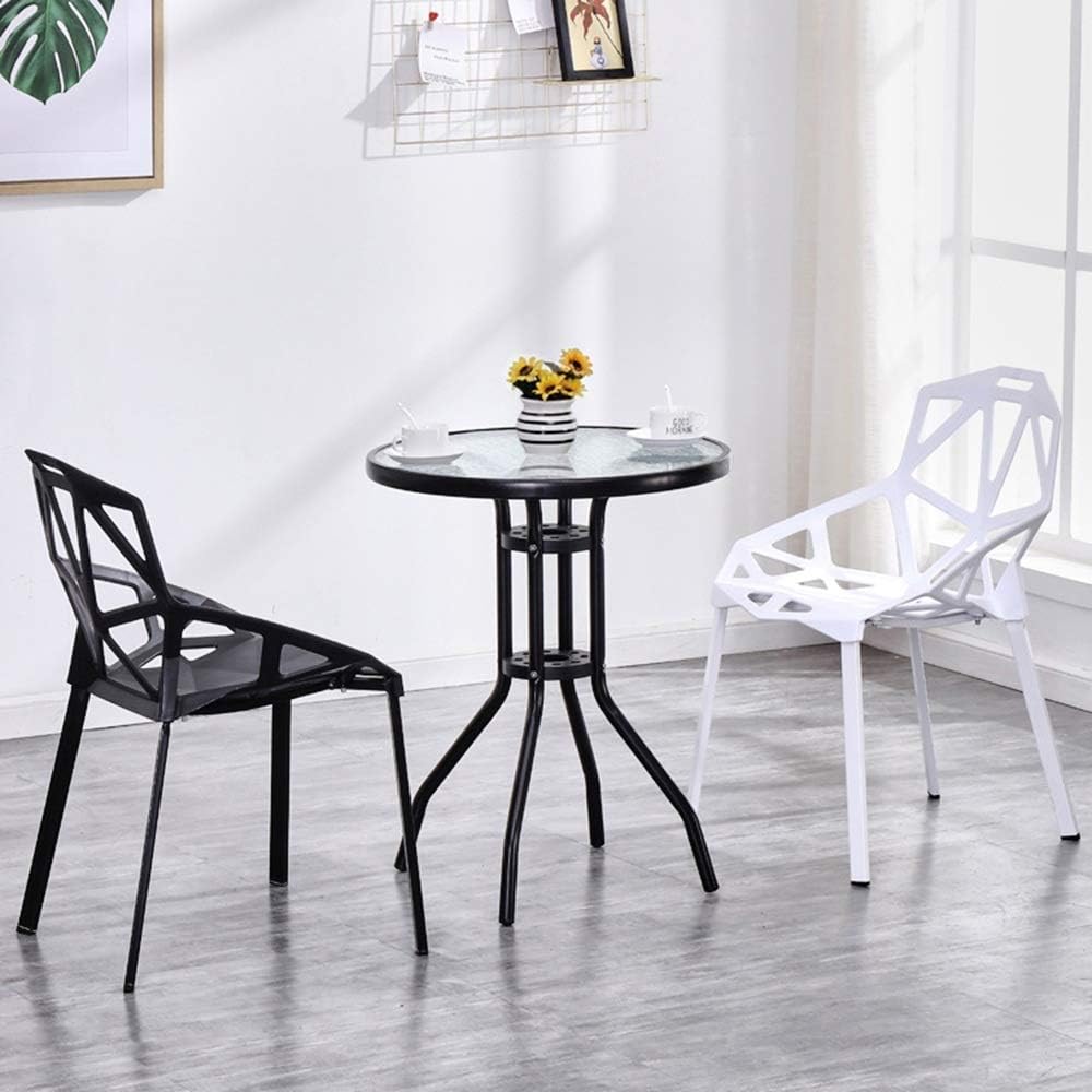 Side Table/End Table,Small Round Glass Sofa Side End Table Stainless Steel Legs with Storage Shelf Clear