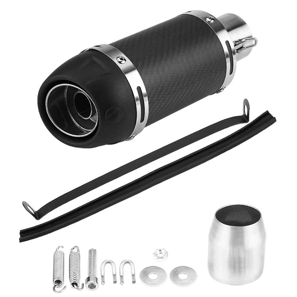 Scarico Moto Universale Terminale Silenziatore adatto perSilenziatore Di In Fibra Carbonio Modificato Con Db Killer 51 Millimetri Sca