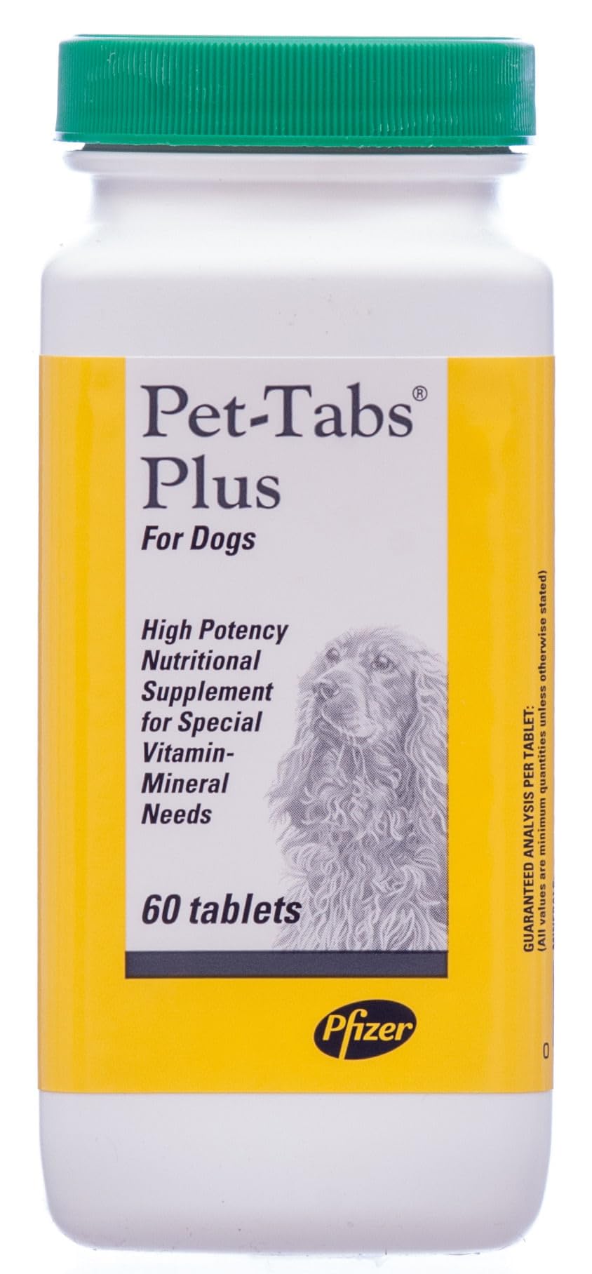Pet Tabs Plus Advanced Formula Vitamin Supplement, 60 Count