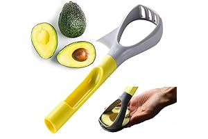 5-in-1 Avocado Masher, Fruit Corer & Slicer, Multi-function Guacamole Maker