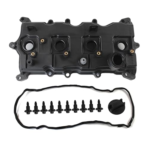 COPACHI Juego de tapas de válvula de motor con tapa de aceite de junta de repuesto OE 13264-JA00A 13270-JA00A 13264JA00A 13270JA00A compatible con