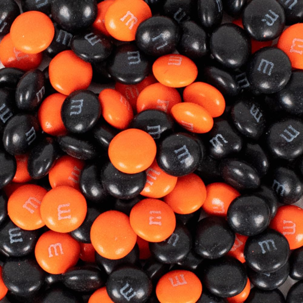 1.5 lbs Black & Orange Milk Chocolate Halloween Candies (approximately 750 Pcs)