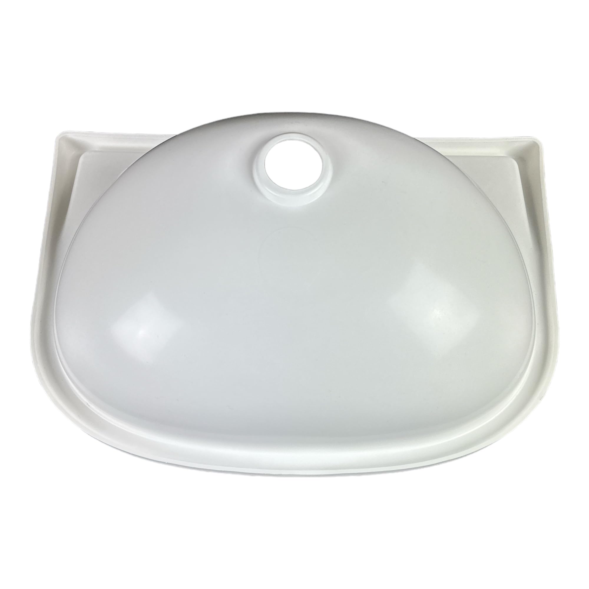 Lavabo 395 x 275 mm, bianco, camper, roulotte, furgone