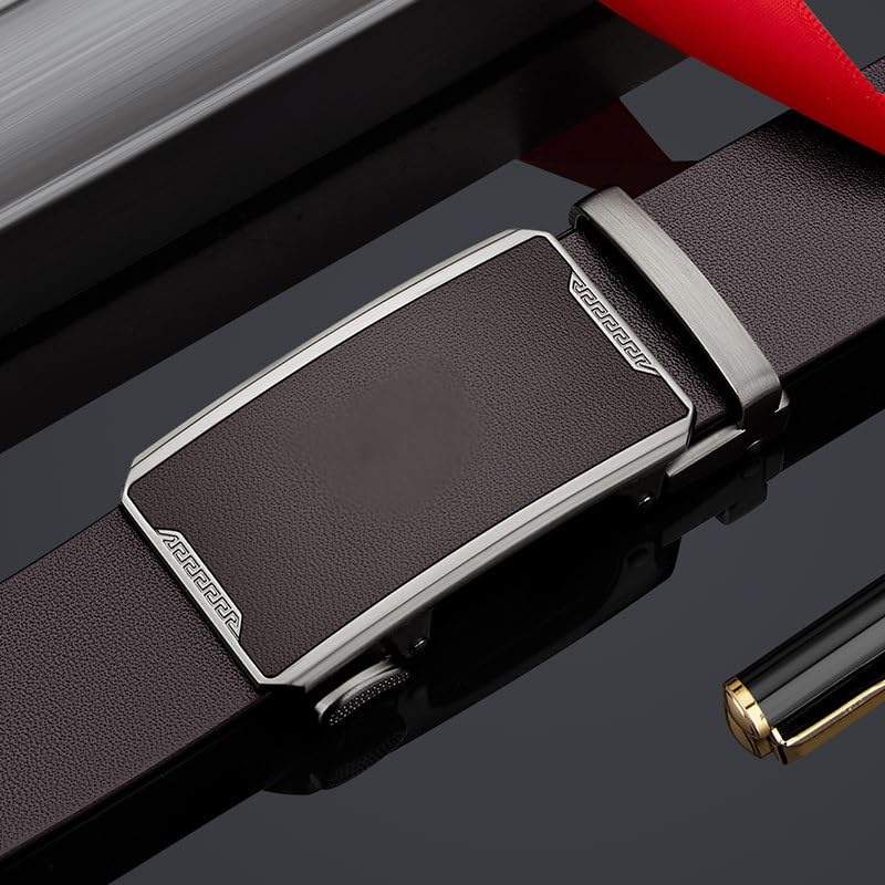 JSEIAJB Men's Leather Belt Men's Casual Belt Men's(130cm)2