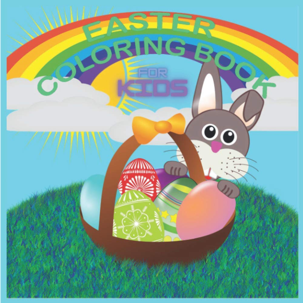 Easter Coloring Book For Kids: : 38 creative Easter eggs, Ages 3-8