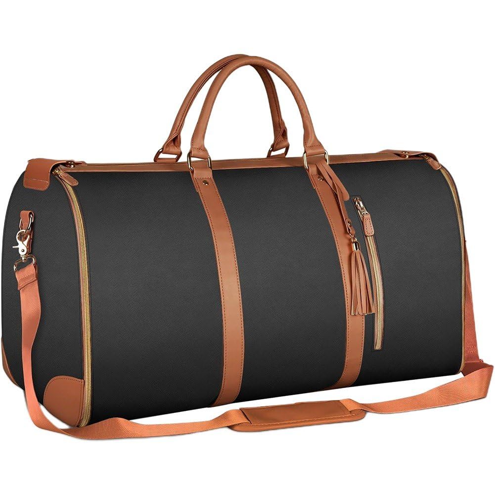 Umwandelbarer Handgepäck-kleidersack, Leder-kleidersäcke Für Reisen, 2-in-1-hängekoffer, Anzugstasche, Damen-reisetaschen