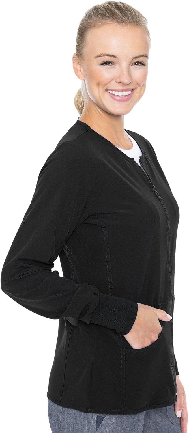 Med Couture Women's 'Active Collection' Warm Terrain Warm Up Jacket: Clothing, Shoes & Jewelry