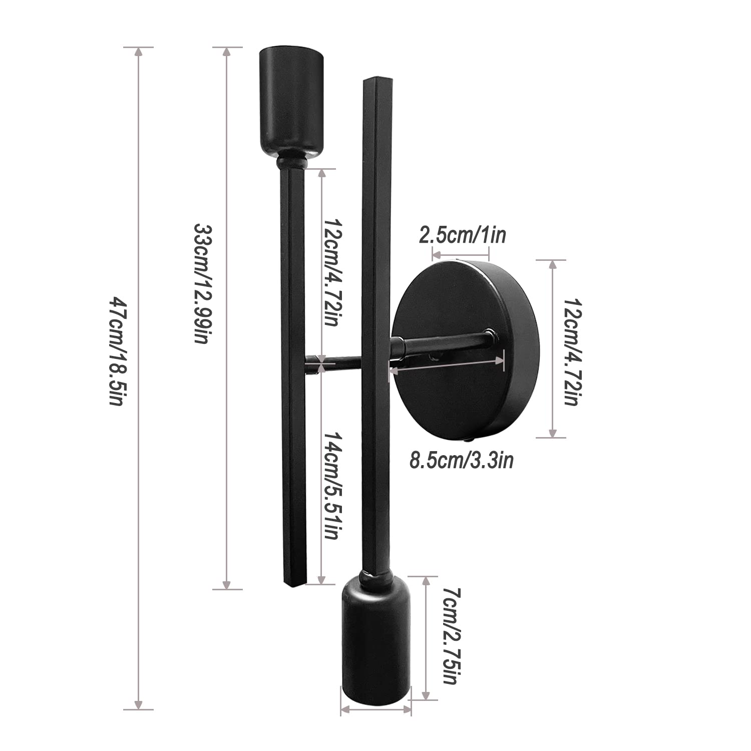 XHWHZZ - Lámpara de techo semiempotrada de 4 luces, lámpara de techo industrial, moderno Sputnik Chandelie de metal negro para sala de estar, sin bombilla 2