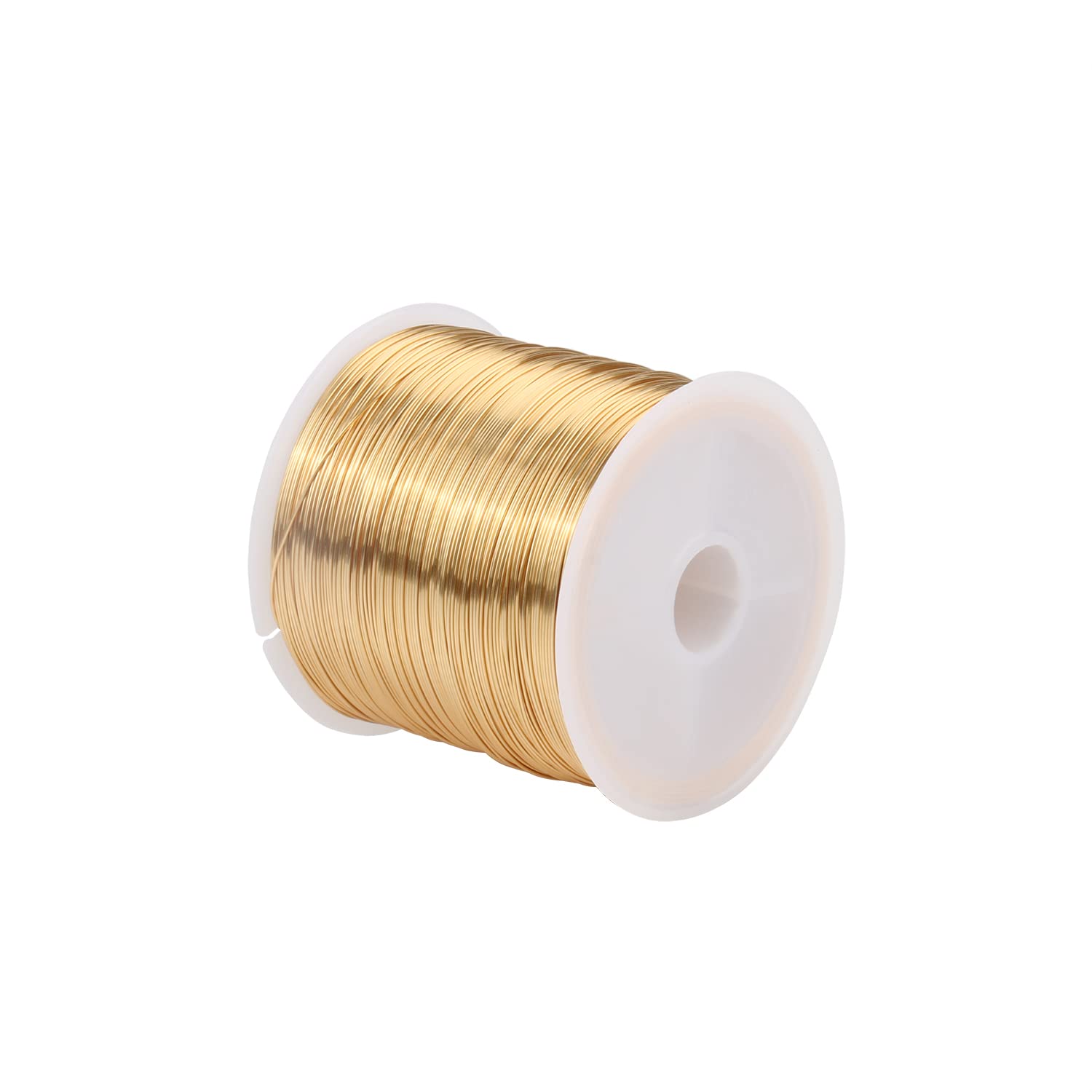 100 M Złoty Srebrny Kolor Miedziany Drut Do Bransoletki Naszyjnika Diy Colorfast Sznurek Jubilerski Z Koralikami/Kc D/0.4Mm 100M