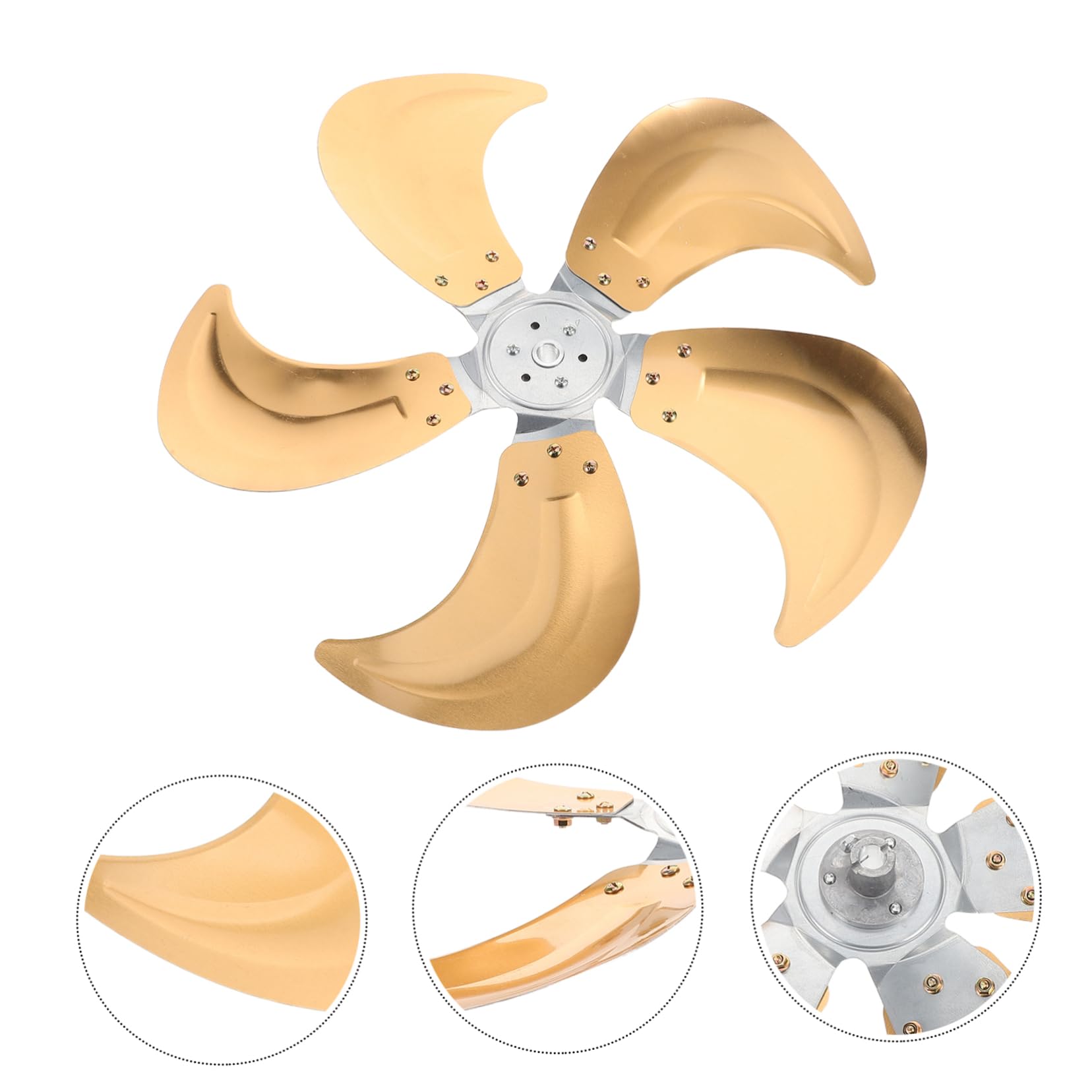 Ventilatore Da Pavimento Industriale 18 Pollici 5 Pale in Alluminio Rame Sostituzione Ventilatore a Piantana Lame Silenziose Per Grandi Spazi Magazzini Fabbriche