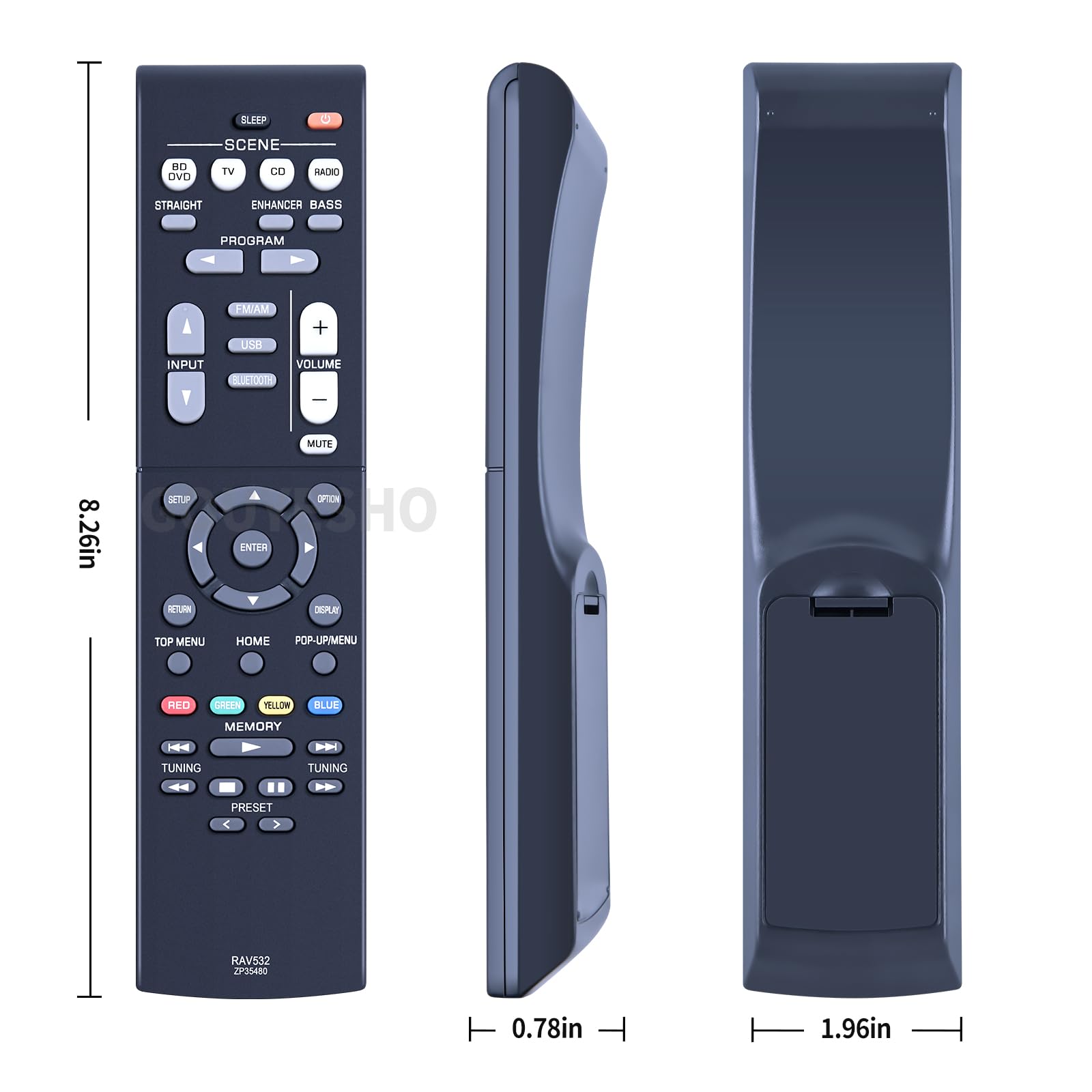 Telecomando Universale Per Yamaha RAV383 RAV389 - Sostitutivo WN984300 WN983700