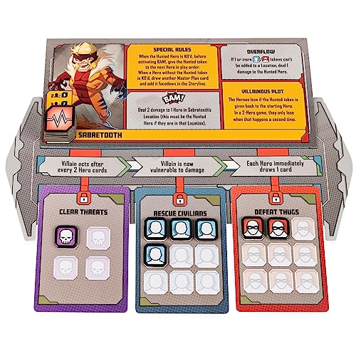 Image of Spin Master Games, Marvel United: X-Men, Strategy Board Game, Includes Collectible Figurines, for Fans of Marvel Rivals & Action Movie Toys, 1-5 Players, for Adults & Teens Ages 14 & Up