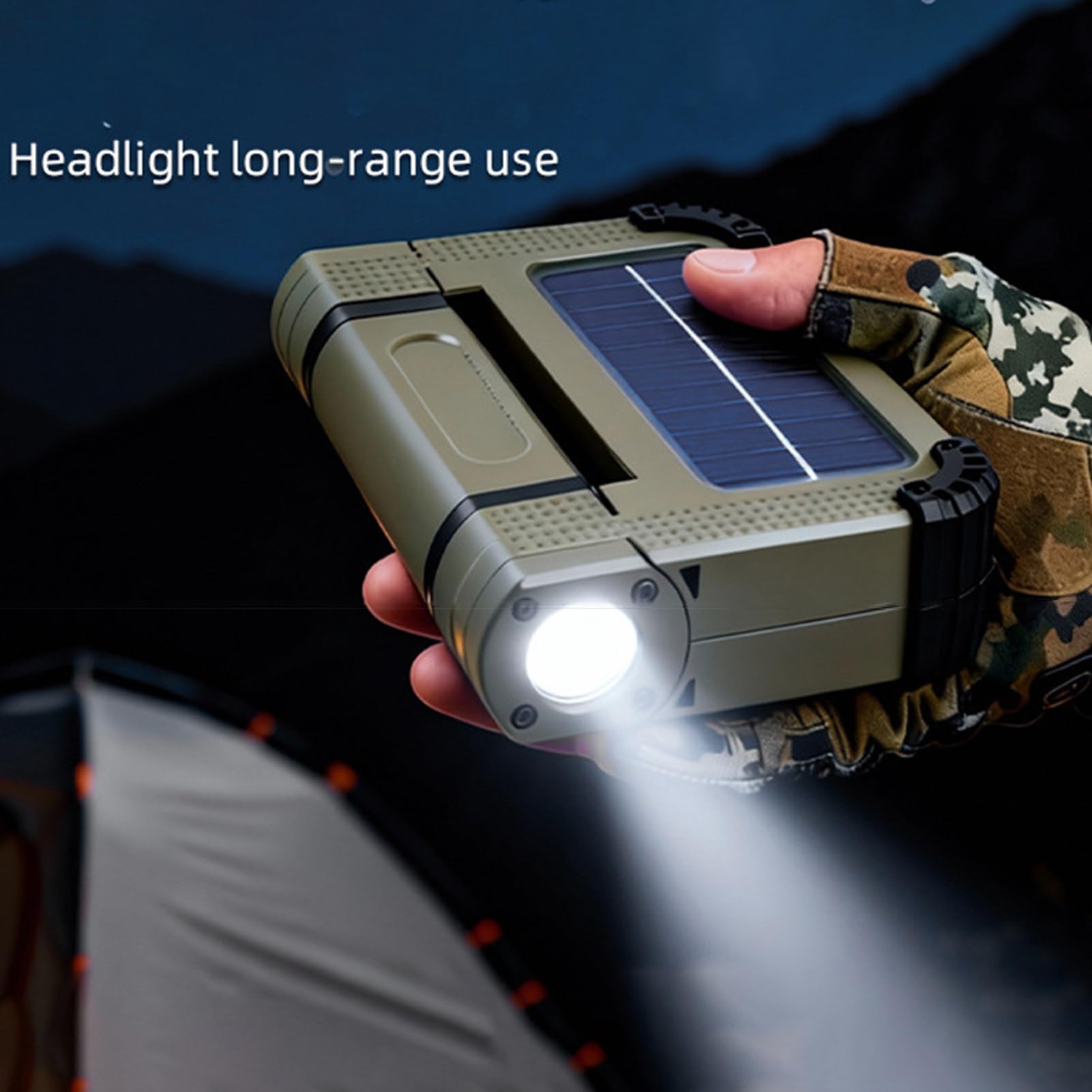 Lanterna Solare Per Campeggio LED Luminosa Magnetica Pieghevole | Lanterna Da Campo Luminosa Ad Alimentazione A Batteria Per Escursionismo Trekking Tenda Emergenza Sopravvivenza Pesca