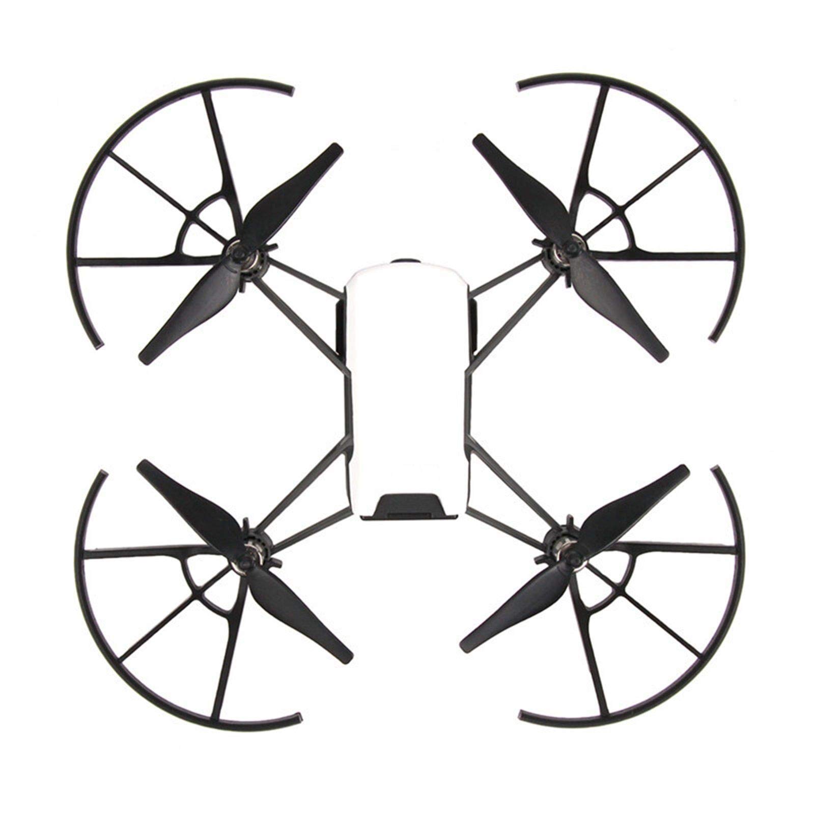 4 szt./zestaw osłony śmigieł, osłona ochronna łopatek śmigieł z 2 parami śmigieł, do DJI, TELLO