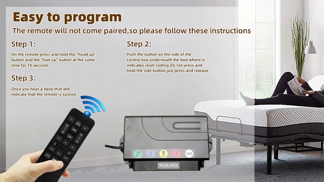 Watch Adjustable Bed Richmat HJH55 Remote Control Replacement on Amazon ...