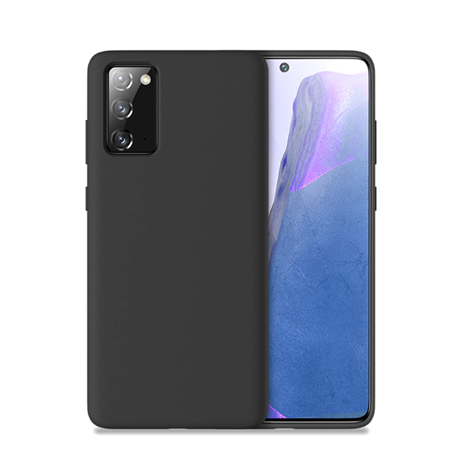 HAKADI for Galaxy Note 20 Case Shockproof Design 6.7" Shockproof and Scratch Resistant Slim Fit Flexible Soft TPU Case for Galaxy Note20(Black)