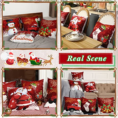 6pcschristmaspillowcoverscushioncoversdecorationholidaydecorthrowpillowcaseforsofacouchchristmasofficebedroomdecorations18x18infunnystyle  Urban Country Home Decor 6 pcs christmas pillow covers cushion covers decoration holiday decor throw pillow case for sofa couch christmas office bedroom decorations18 x 18 infunny style  urban country home decor
