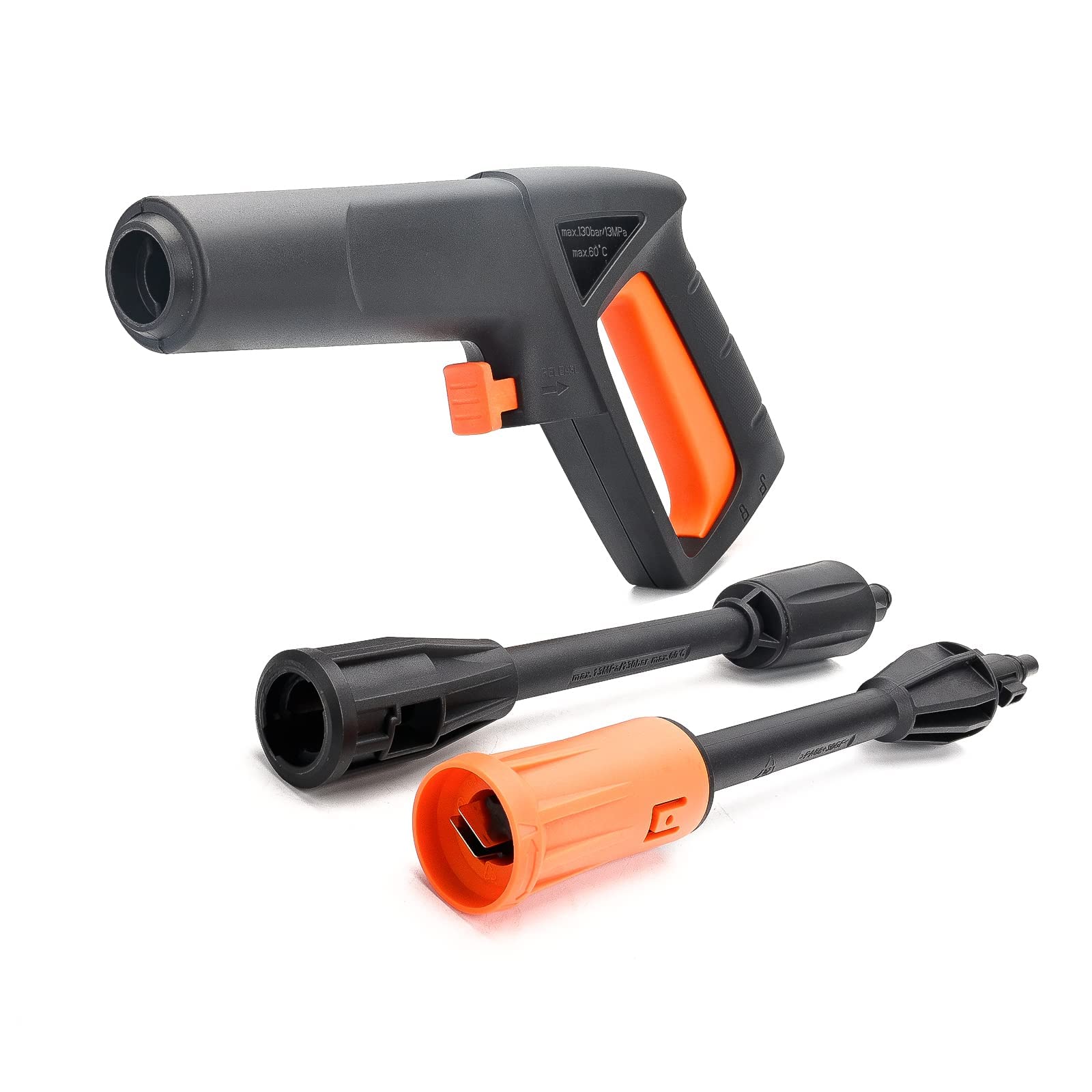 BEAR FORCE Replacement Spray Gun with Jet Lance Compatible with Some Black & Decker Pressure Washers, Annovi Reverberi AR, Bosch, Makita, Michelin, Stanley, Mac Allister, Cecotec