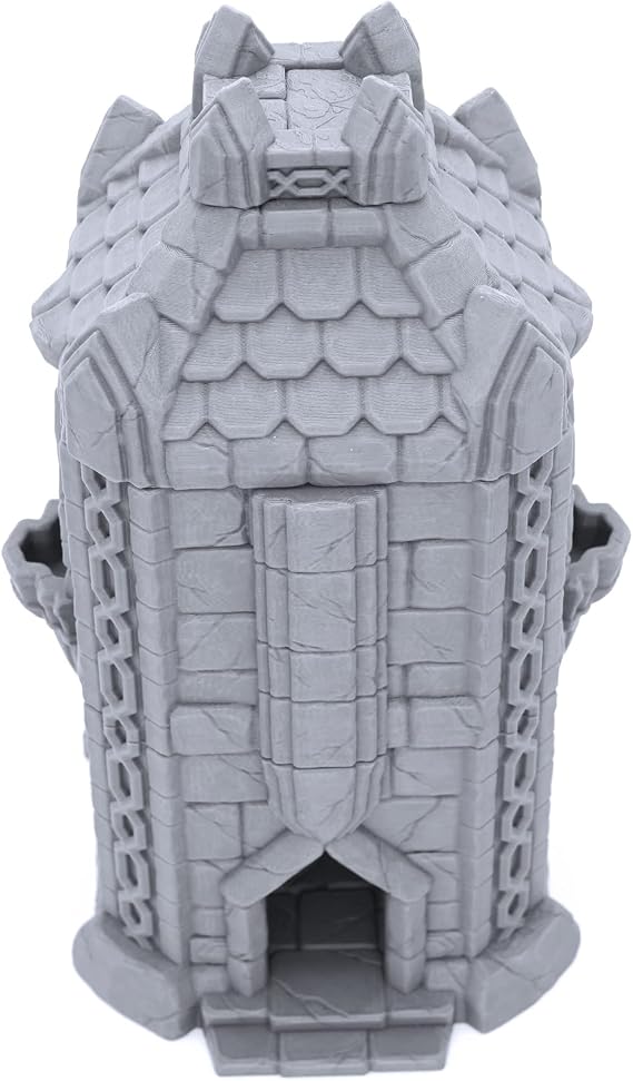 EnderToys Dwarf Settlement Tower by Makers Anvil, 3D Printed Tabletop RPG Scenery and Wargame Terrain for 28mm Miniatures