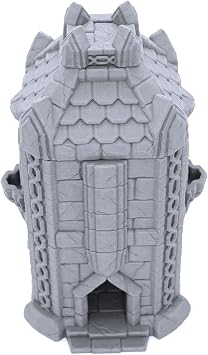 EnderToys Dwarf Settlement Tower by Makers Anvil, 3D Printed Tabletop RPG Scenery and Wargame Terrain for 28mm Miniatures