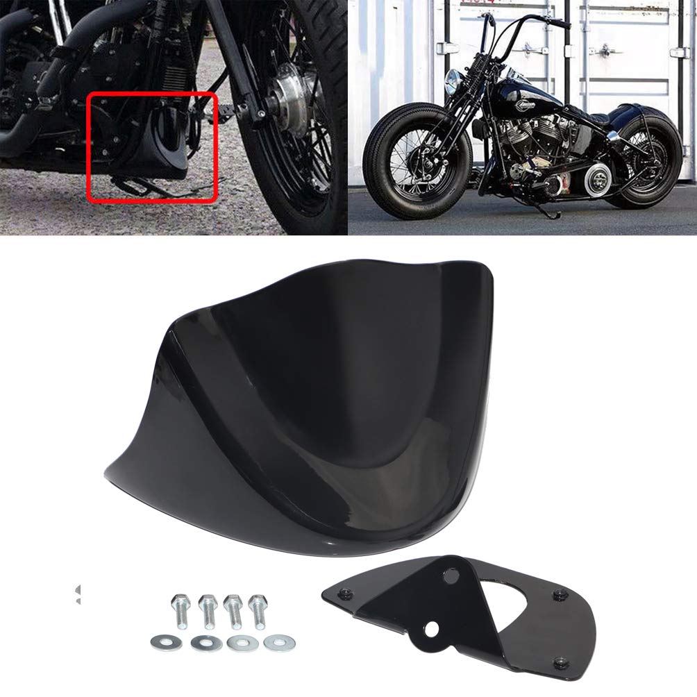 Alerón Delantero Inferior / Cubierta De Carenado Para Harley Dyna Fat Bob 2006-2018 | Color Rojo, Material ABS, Fácil Instalación