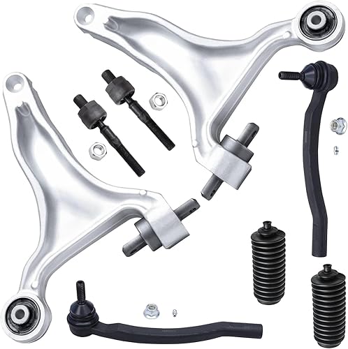 Miniatura 129 de Detroit Axle - Kit de suspensión delantera de 8 piezas para Toyota Sienna 2004-2010, brazos de control inferiores con rótulas interiores exteriores