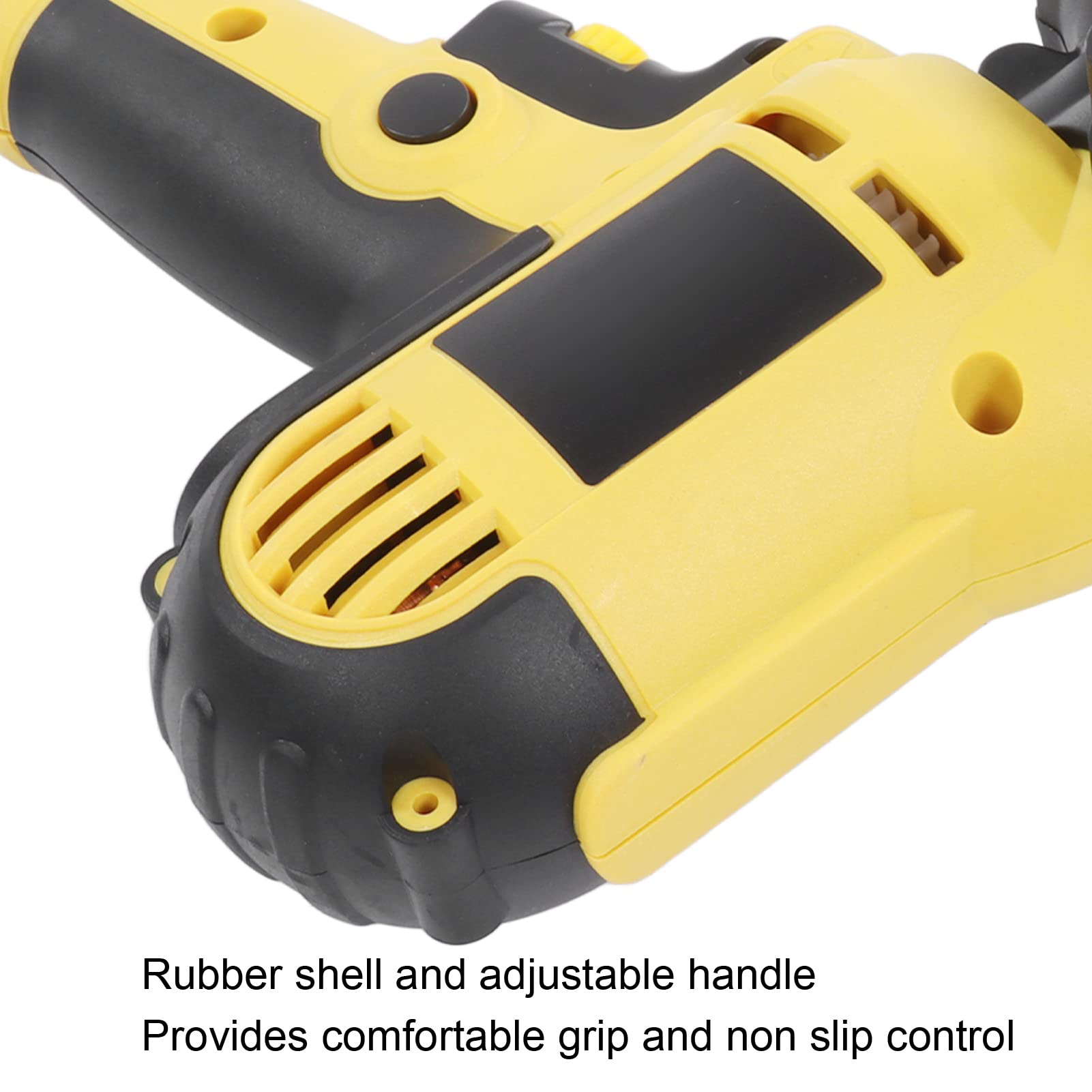 Fafeicy Pulidora de Coche Variable 700W, Carcasa de Goma y Ajustable, para Pulido, Encerado y Esmerilado (Enchufe Europeo 220V)