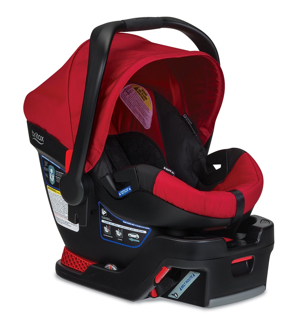 Amazon.com : Britax B-Safe 35 Infant Car Seat, Red : Baby
