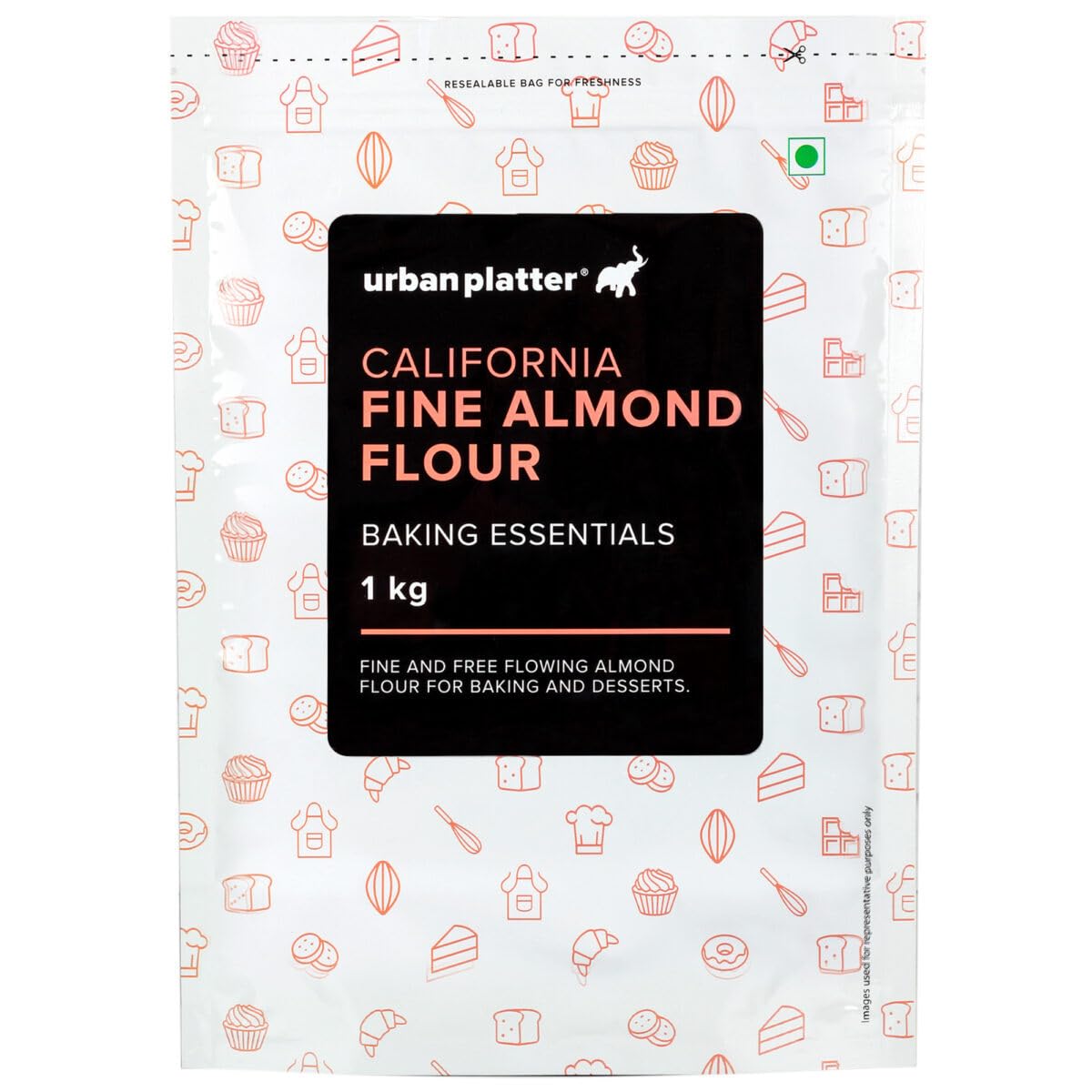Urban Platter Fine Almond Flour, 1Kg